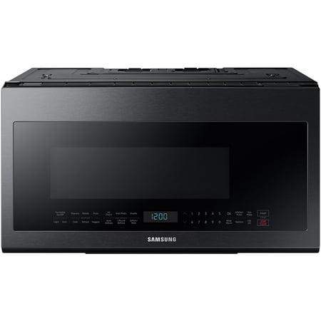 Samsung 2.1 Cu. Ft. Over The Range Microwave with Sensor Cooking in Black Stainless Steel