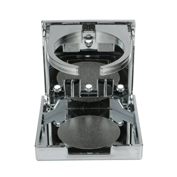 Seachoice Folding Adjustable Drink Holder, Chrome Plated, Fiberglass Nylon