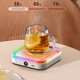 thumbnail image 4 of Calentador de Taza de Café con Forma de Linterna, Temperatura Ajustable, Superficie de Vidrio Resistente, Accesorio de Escritorio, Regalo para Amantes Del Café, Rango de Temperatura de 50 °C a 60 °C,, 4 of 6