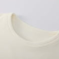 thumbnail image 6 of Women's Thermal Underwear Long Sleeve Round Neck Shirt Built In Bra Soft Warm Base Layer Top For Cold Weather Comfort, 6 of 8