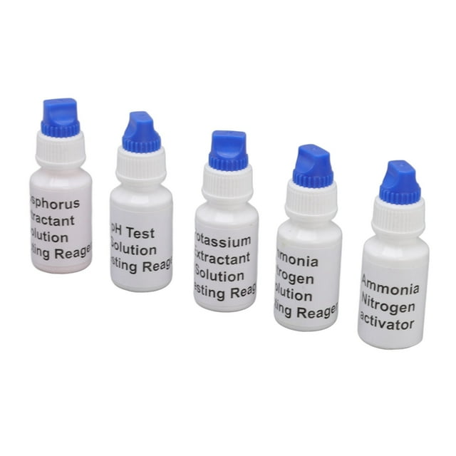 Kit de Test de Potassium du Sol, Solution de Test de Sol à Mesurer à l'Azote, Opération Simple pour l'Agriculture et le Jardinage