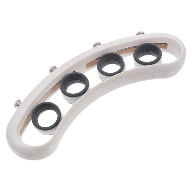 1Pc Finger Expansion Training Tool Finger Expander for Guitar Ukulele Piano (White)