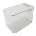 thumbnail image 4 of Plastic Betta Fish Tank Set Up Aquarium Starter Kit Small with Quiet Waterfall Filter, Self Cleaning for Shrimp Goldfish Desktop Office Home Room Decor, 4 of 7