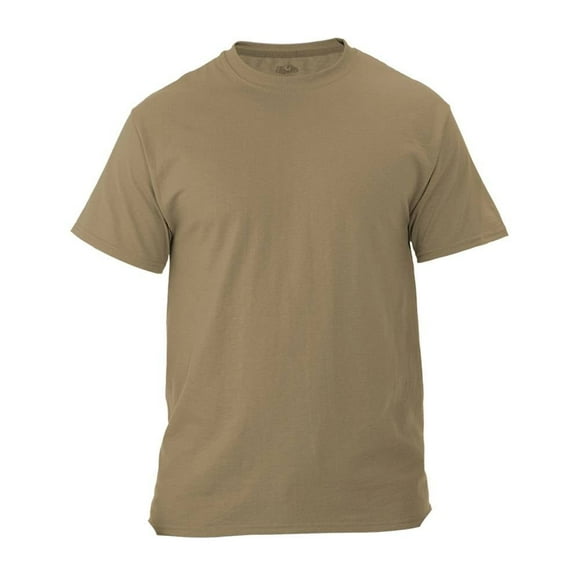 Playera Fruit Of The Loom para Hombre, Cuello Redondo Manga Corta Café Khaki Talla  CH