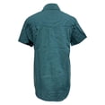 thumbnail image 4 of Lixiuxyad Ladies Button down Blouse Women's Casual Solid Color Shirt With Lapel Short Sleeved Shirt, 4 of 6