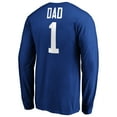 thumbnail image 3 of Men's Blue St. Louis Blues #1 Dad Long Sleeve T-Shirt, 3 of 3