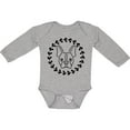 thumbnail image 3 of Inktastic Boston Terrier Dog Gift Idea Girls Long Sleeve Baby Bodysuit, 3 of 5