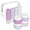 Lavender, variant on Mrsdry Travel Bottles for Toiletries 8 Pack, Travel Size Toiletries, Tsa Approved Travel Size Containers 3oz, with Travel Essentials Clear Bag, Leak Proof Silicone Squeezable Creams Jars