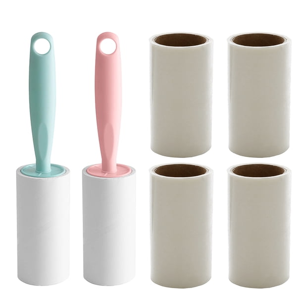 unbranded 10Ud Rodillo Quitapelusas Adhesivo Amarillo Para Ropa Y Muebles Con Hojas Ultra Adhesivas