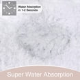 thumbnail image 4 of Alfombra de baño AROGAN Luxury, larga, blanca, 60 x 150 cm, 4 of 9