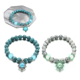 thumbnail image 1 of 1 Par Pulsera Luminosa De Flor De Loto Para Parejas Brilla 21 Cm Xtellar azul, 1 of 3
