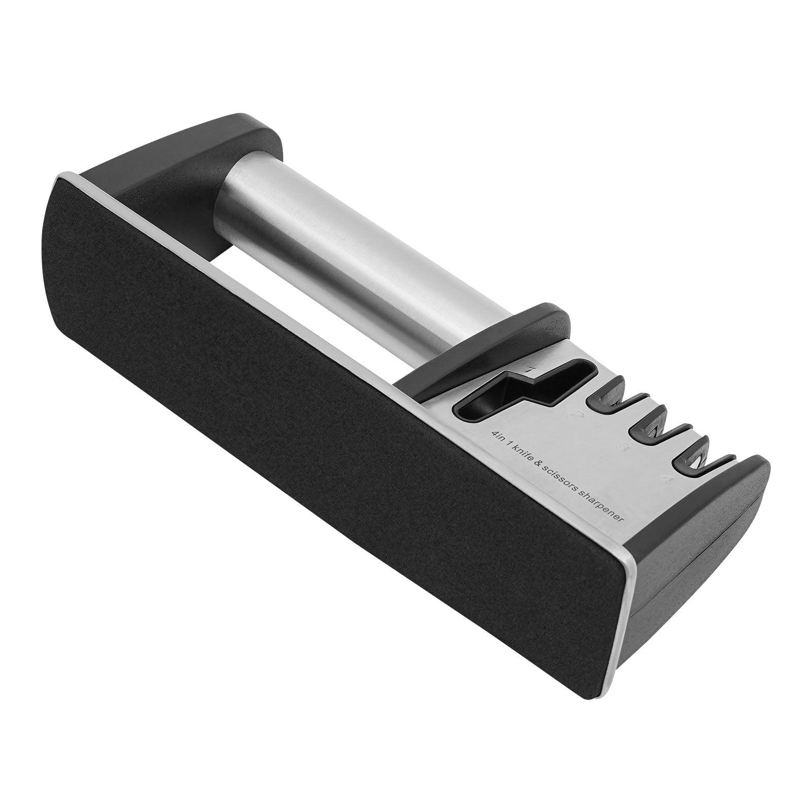4-Stage Kitchen Knives and Scissors Sharpening Tools Manual Knife Sharpeners
