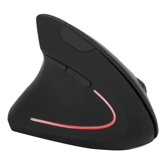 Falleo Clearance Left Handed 2.4GHz Wireless USB Ergonomic Vertical Optical Mouse For PC Computer Laptop