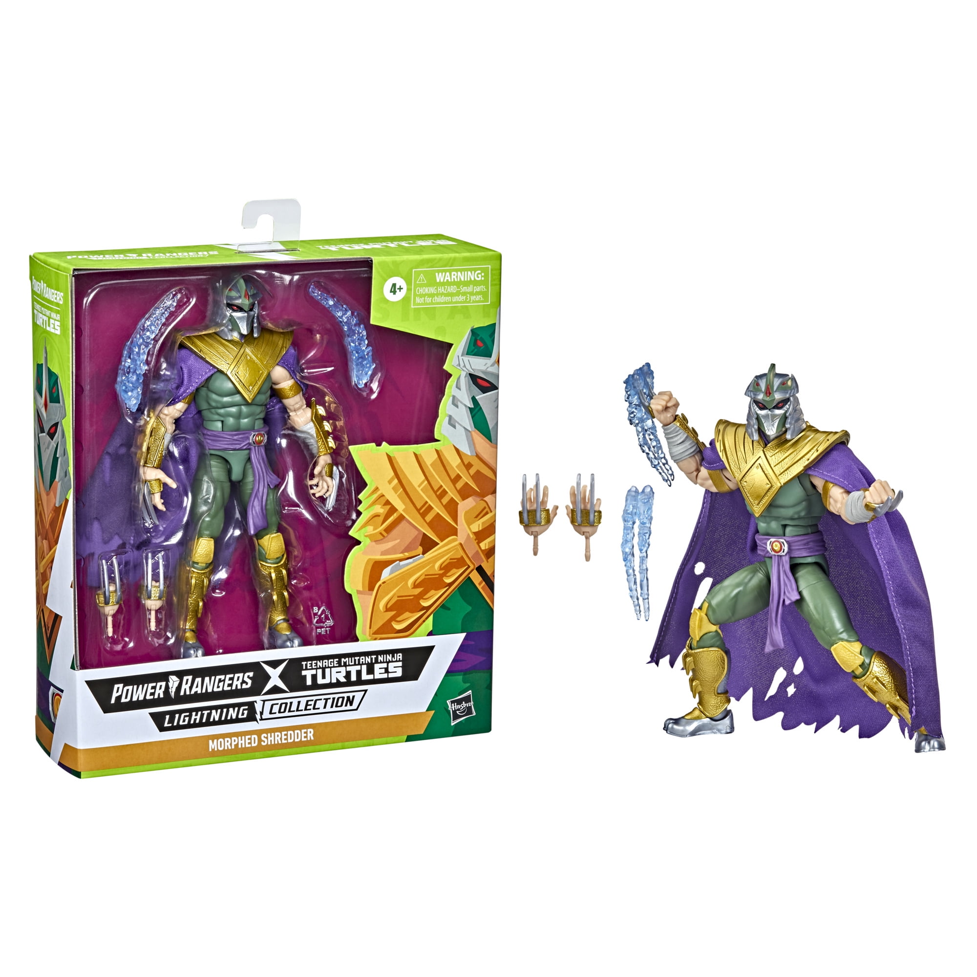 Buy Power Rangers X Teenage Mutant Ninja Turtles Lightning Collection Morphed Shredder Green