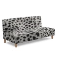 thumbnail image 3 of SCRAWLGOD Leopard Print Sofa Slipcover Without Armrest for Pets Anti Scratch Dustproof Sofa Cover Washable Furniture Protector Soft Couch Cover for 3 Cushion Couch, 3 of 9