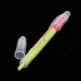 thumbnail image 4 of 4xDouble Tête Double Pointes Fluorescent flash pen Surligneur Jaune et Rose, 4 of 5
