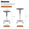 thumbnail image 7 of Fulvari 360° Swivel Movable Adjustable End Table with Stylish Star Base for Dining Room Kitchen, 7 of 7
