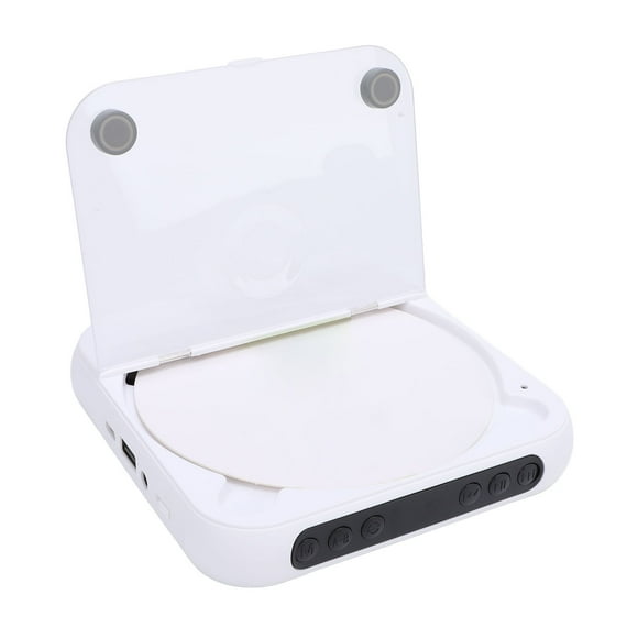 Portable CD Player, 5.3 USB Rechargeable Music Player, Small CD Player for Playing CD R, CD RW, MP3, WMA, Support Headphone Jack, Charger for Home