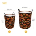 thumbnail image 2 of Laundry Basket, halloween spiders pumpkins Laundry Hamper Waterproof Laundry Bag Clothes Hamper Laundry Bin with Handles for Bedroom, Living Room, Kids Room, 2 of 6