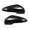 thumbnail image 1 of Unique Bargains Pair Car Rear View Mirror Cover Cap Replacement Black Carbon Fiber for Volkswagen Golf MK6 Touran, 1 of 6