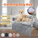 thumbnail image 2 of Calming Dog Bed Fluffy Plush Dog Mat for Furniture Protector with Removable Washable Cover for Large Medium Small Dogs and Cats ShopWise Round, 2 of 11