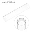 thumbnail image 2 of Uxcell 2pcs Tubo Rígido Transparente 2 5/16"(59mm) ID x 2 1/2"(63mm) OD x 1Ft(305mm) Tubo de Plástico de Policarbonato, 2 of 7