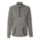 thumbnail image 1 of America Ladies' Cosmic Fleece Quarter-Zip XL Char Flk/ Negro J América 8617, 1 of 1
