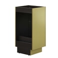 thumbnail image 4 of Vanity Cabinet (Sink not included), Gold, Wood, Hotel Bedroom Bathroom, Modern Contemporary Boutique HB35974, 4 of 9