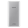 10,000 mAh Samsung Portable Battery with Dual USB Charging Ports, Silver