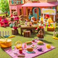 thumbnail image 3 of Li'l Woodzeez – La familia de monos O'Funnigan – Juego de 4 figuras coleccionables de monos posables con libro de cuentos – Figuras de muñecas de juego de simulación – Juguete de regalo para niños a p, 3 of 5