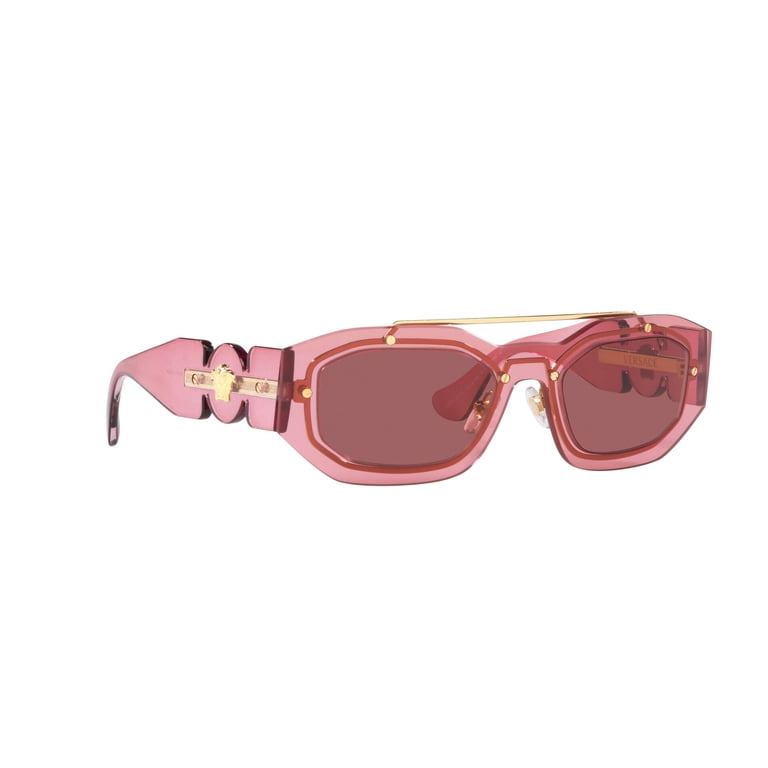 Versace Dark Violet Geometric Unisex Sunglasses VE2235  display picture 1
