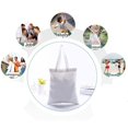 thumbnail image 3 of Cat Canvas Tote Bag Zip Closure Two Inner Pockets Reusable Grocery Bag Cat Lover Gifts for Women, 3 of 4