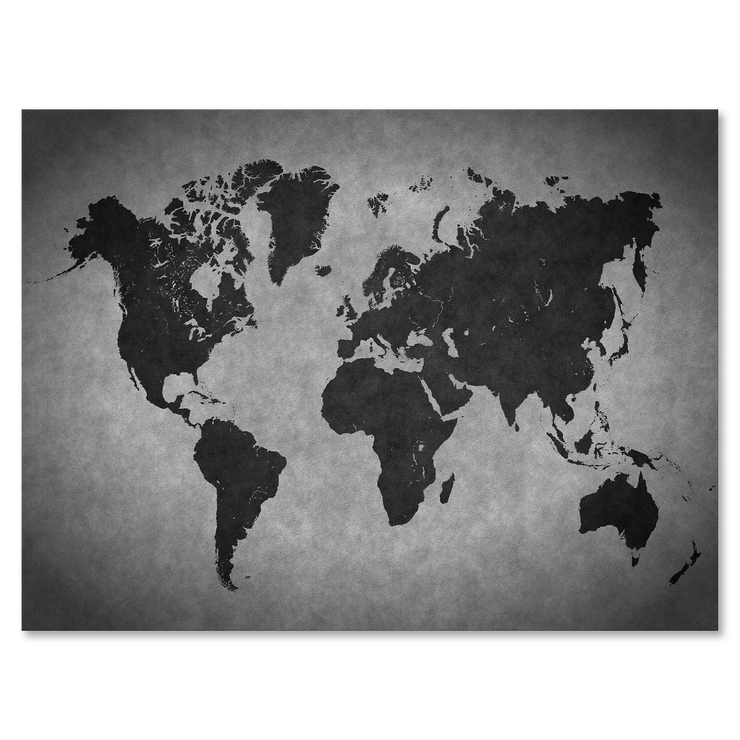 Designart Ancienne carte du monde IX Art mural sur toile