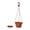 Brown, variant on Hanging Planter Basket With Chain Plastic Brown 5.91x3.74 Inches For Indoor Outdoor Wall Decor