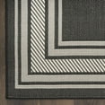thumbnail image 5 of Nourison Horizon 6' Runner Black Fabric Area Rug, 5 of 7