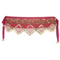 thumbnail image 3 of justharion Belly Dance Waist Chain Rose Red, 3 of 9