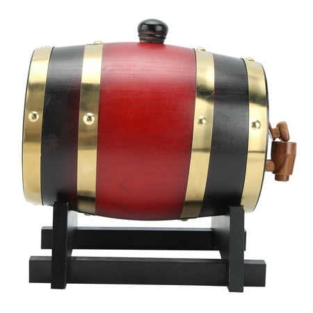 

Wine Barrel 1.5L Mini Oak Aging Barrel Oak Barrel Tea House For Home Hotel Restaurant