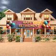 thumbnail image 4 of LUUFILx Happy Retirement Party Banner Decorations Photo Background Colorful Balloon Backdrop Gift Celebration Sign Event Supplies Decors Retirement Party, 4 of 7