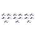 thumbnail image 3 of Moldes para cupcakes Billuyoard 100 unids/set DIY revestimientos de Papel coloridos y decorativos plata, 3 of 6