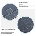 thumbnail image 4 of 5 piezas de membrana para teclado de computadora, cubierta de piel para teclados, gel de sílice blanco, 4 of 6