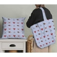 thumbnail image 5 of Soimoi Blue Poly Georgette Fabric Triangle & Arrow Heart Fabric Prints By Yard 52 Inch Wide, 5 of 5