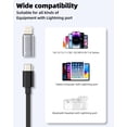 thumbnail image 7 of OTG Adapter USB C Female to Lightning Male Adaptor (2 Pack)for iPhone 14 13 12 11 Pro Max 7 8 Plus for Apple Type C Audio Cable Charger Converter for iPad Data Camera Memory Card Headphone Connector, 7 of 7