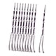 thumbnail image 5 of Juego de 10 tzitzits tradicionales judíos, adornos colgantes, decoración multifuncional para el hogar. Púrpura blanco, 5 of 9