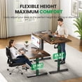 thumbnail image 6 of Standing Desk – 1" Thickened Desktop & Heavy-duty Frame, Adjustable Height Electric Desk With Memory Controller, 6 of 9