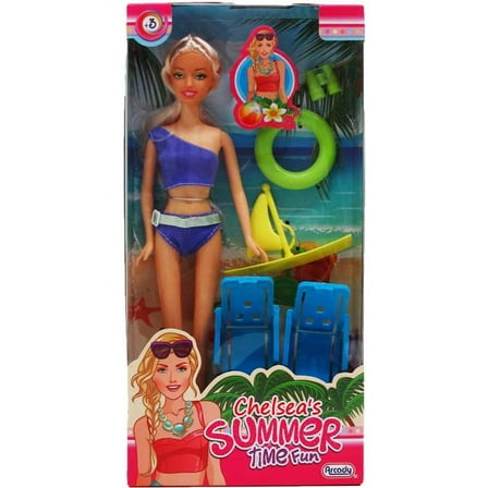 DDI 11.5 in. Fashion Doll Sets, Beach Theme - Pack of 12