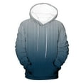 thumbnail image 5 of Fashion YLSDY Hoodies for Men Loose Fit Gradient Hoodies Pullover Long Sleeve Hooded Collar Drawstring Casual Sweatshirt Blue XXXXL, 5 of 5