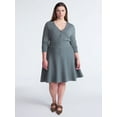 thumbnail image 3 of Scoop Women's and Women’s Plus Sculptural Sweater Knit Midi Skirt, Sizes XS-4X, 3 of 6
