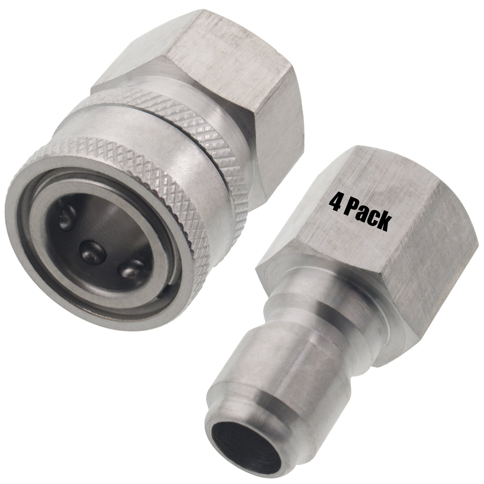 Pressure Washer Hose Quick Connect Coupler Plug 3/8" FPT 10 Pack 