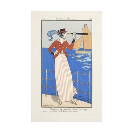 Smithsonian Libraries: Costumes Parisiens by Georges Barbier Print Wall