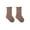 Brown, variant on LIaqionyy Girls' Embroidered Princess Socks Toddler Cute Ruffle Trim Stretchy Cotton Crew Socks